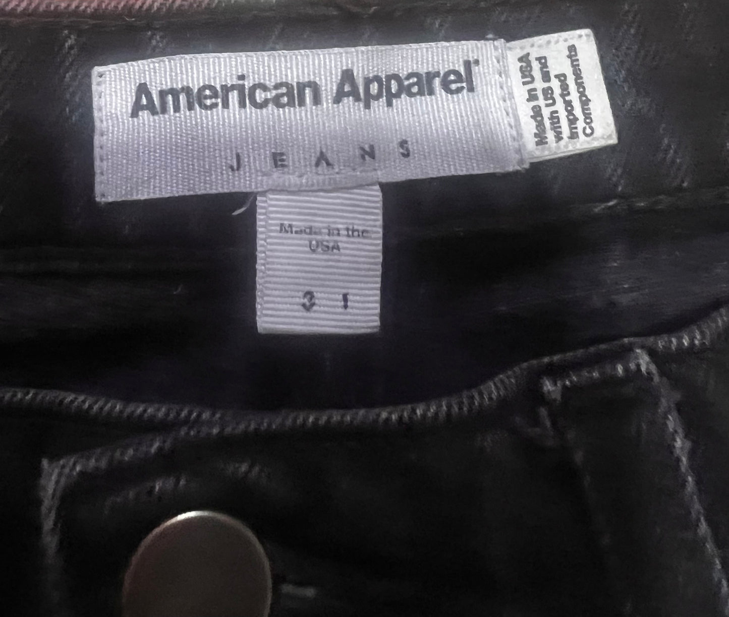 American Apparel Butterfly Jeans, size 31